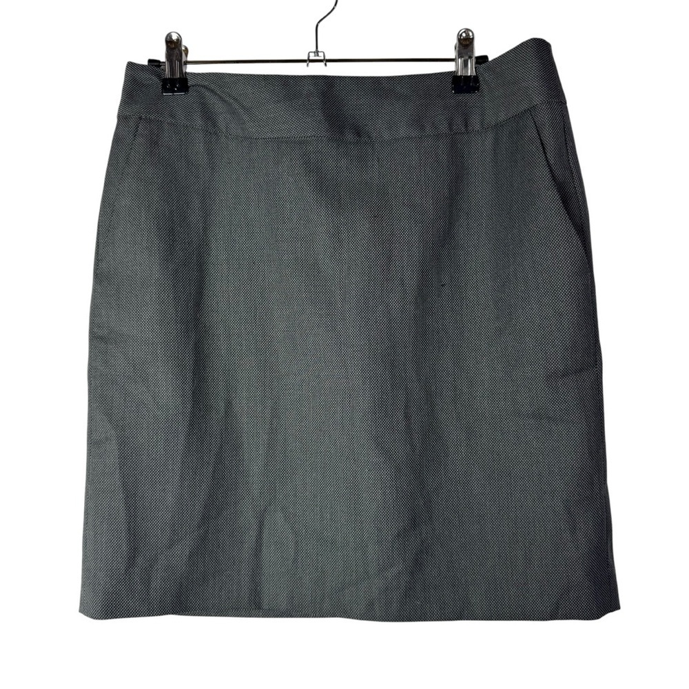 Banana Republic Petite Navy Blue Dot Printed Pencil Skirt 6P